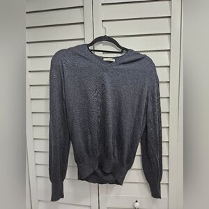 Manrico Italian Cashmere Grey Pullover  M